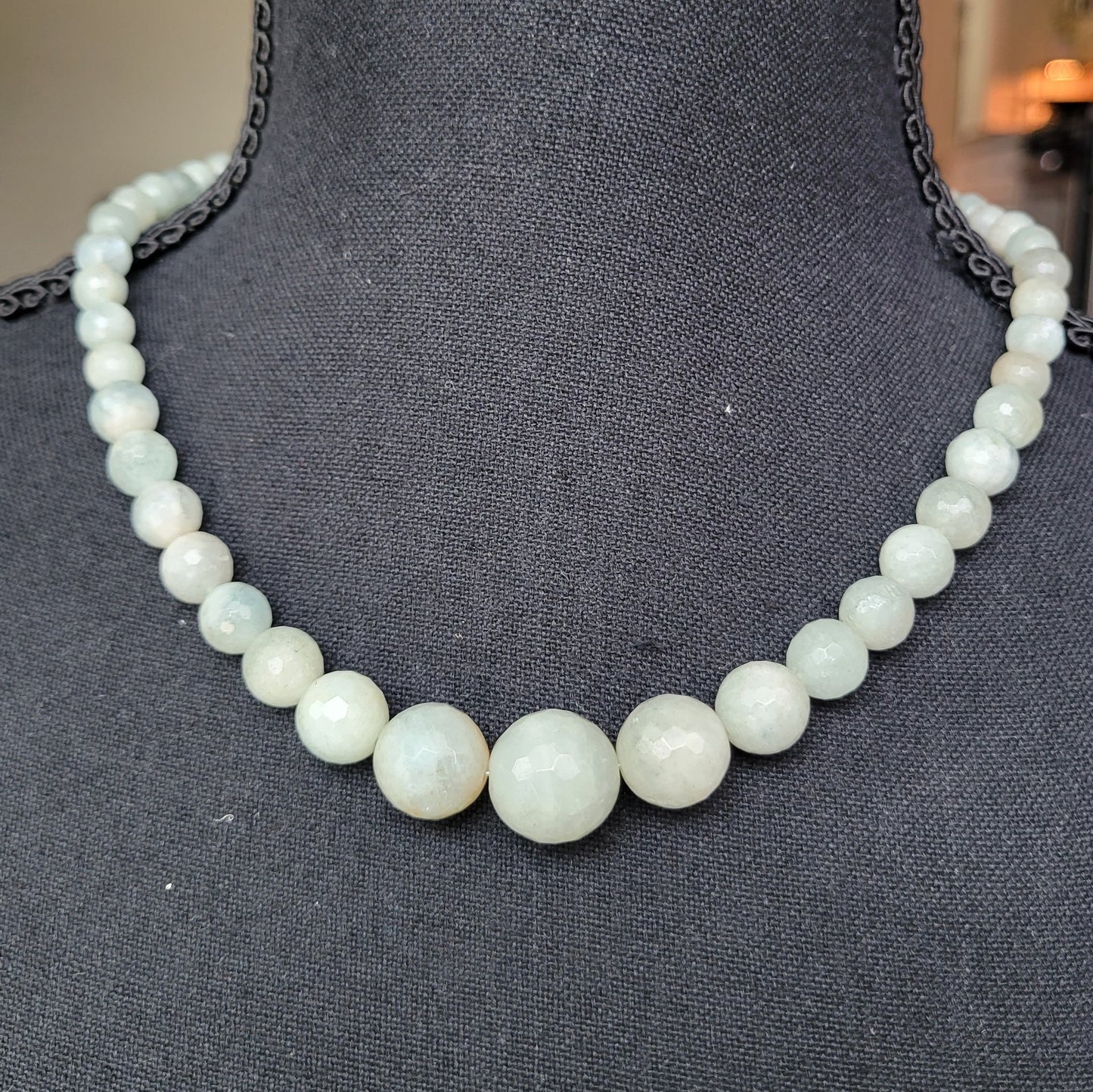 Graduated Aquamarine Necklace