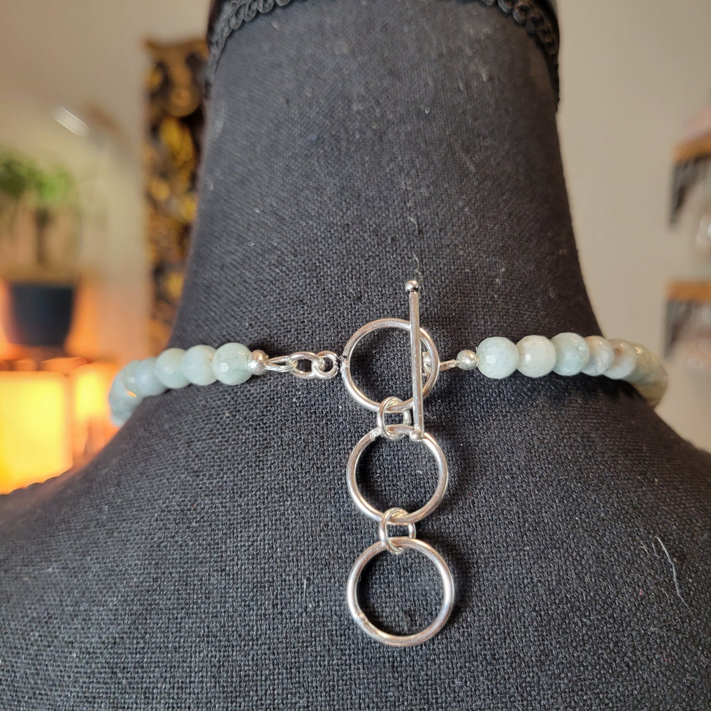 Graduated Aquamarine Necklace