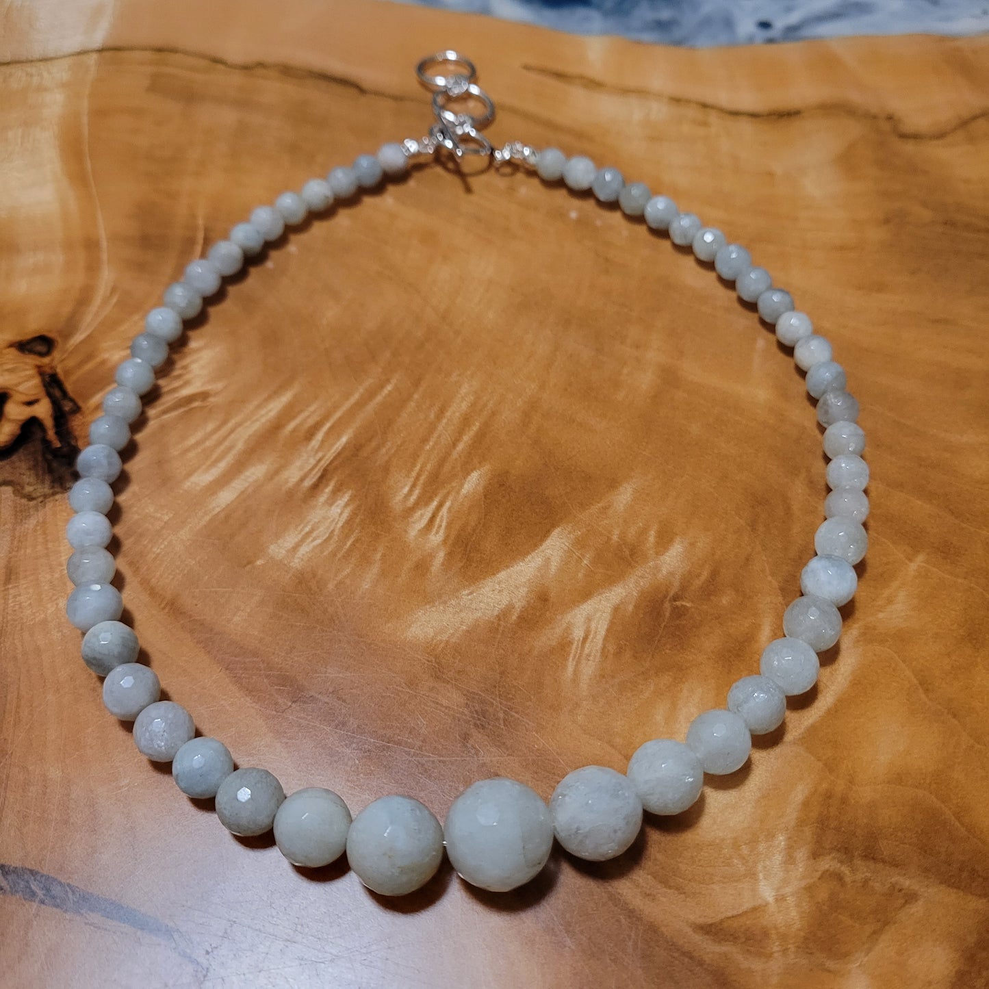 Graduated Aquamarine Necklace