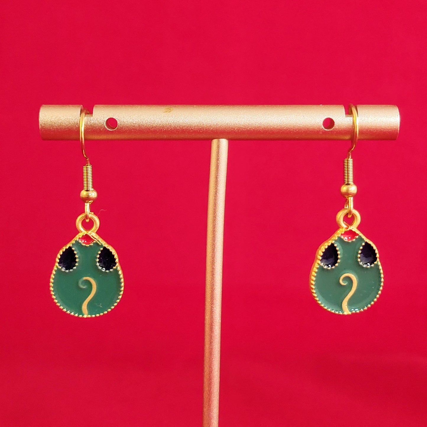 Enameled Chinese Zodiac Earrings