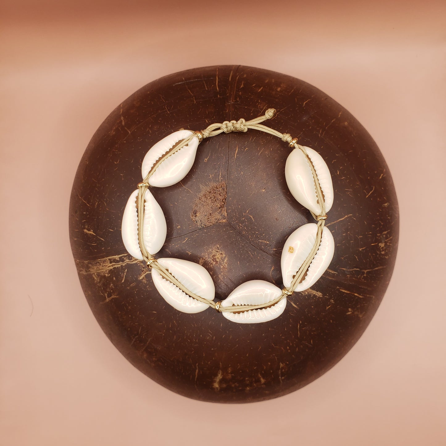 Adjustable Multiple Cowrie Shell Bracelet