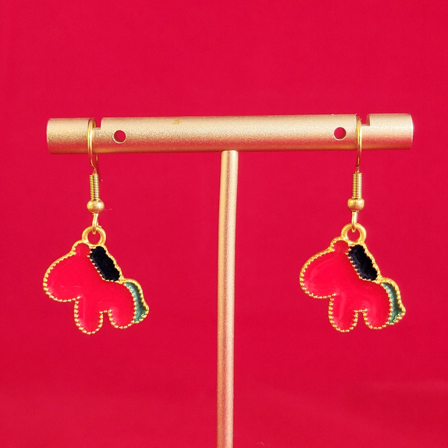 Enameled Chinese Zodiac Earrings