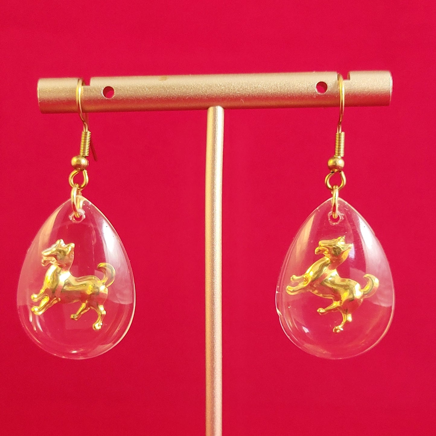 Glass Chinese Zodiac Earrings