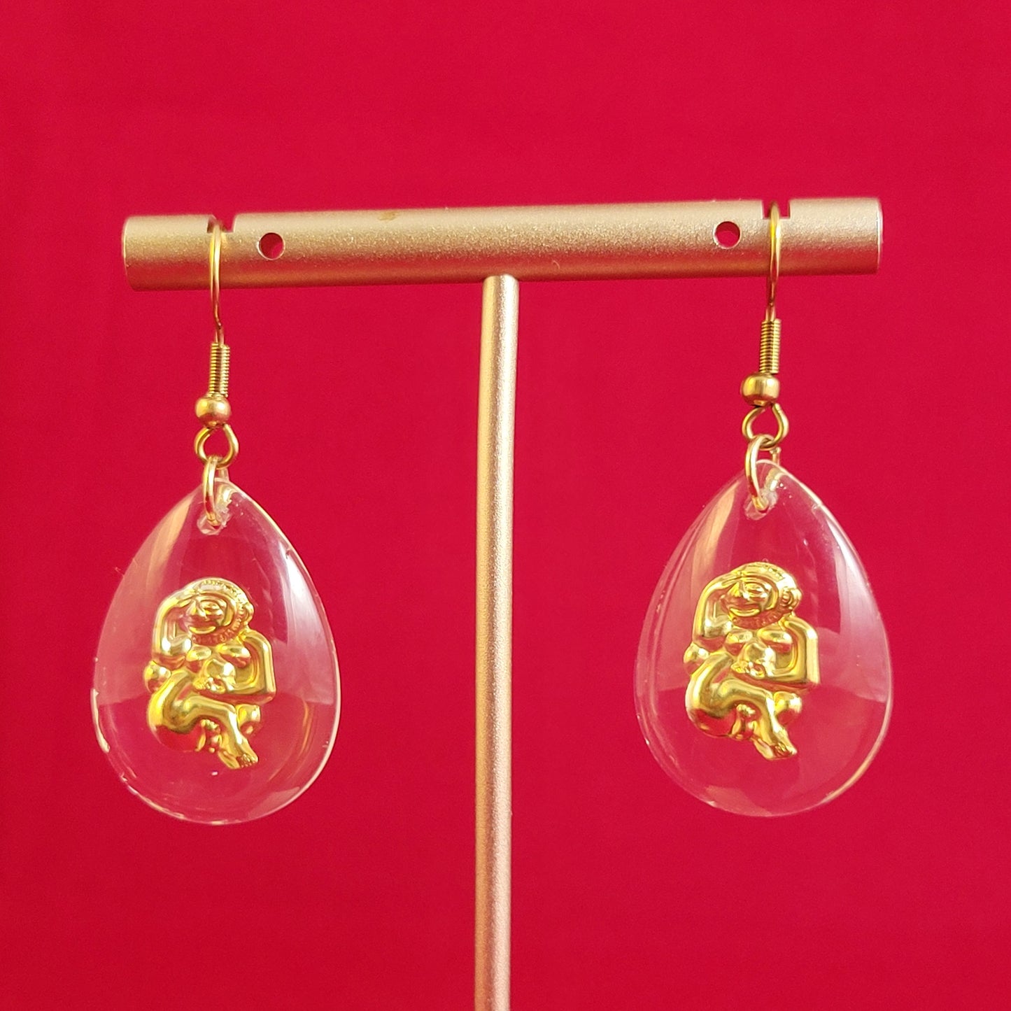 Glass Chinese Zodiac Earrings