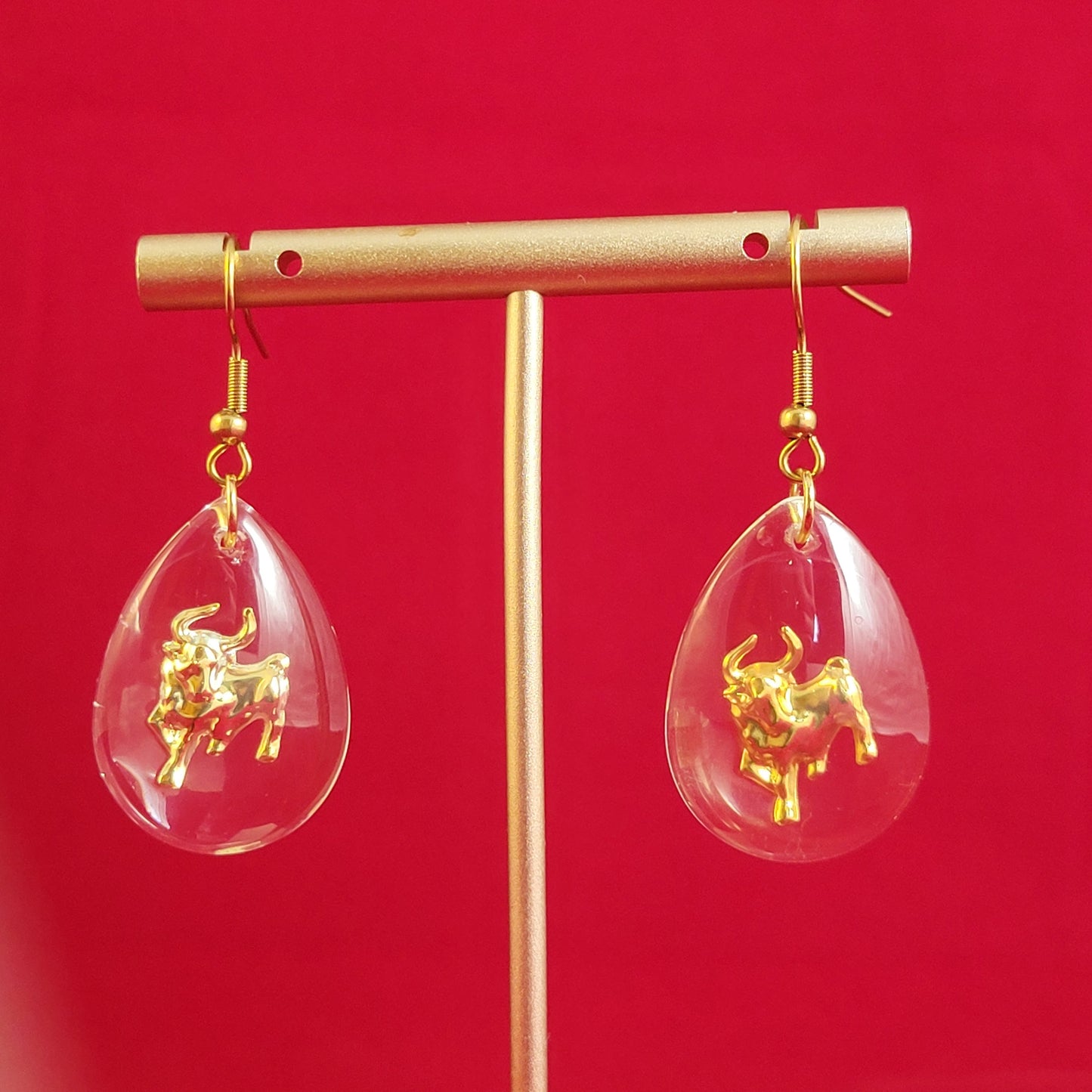 Glass Chinese Zodiac Earrings