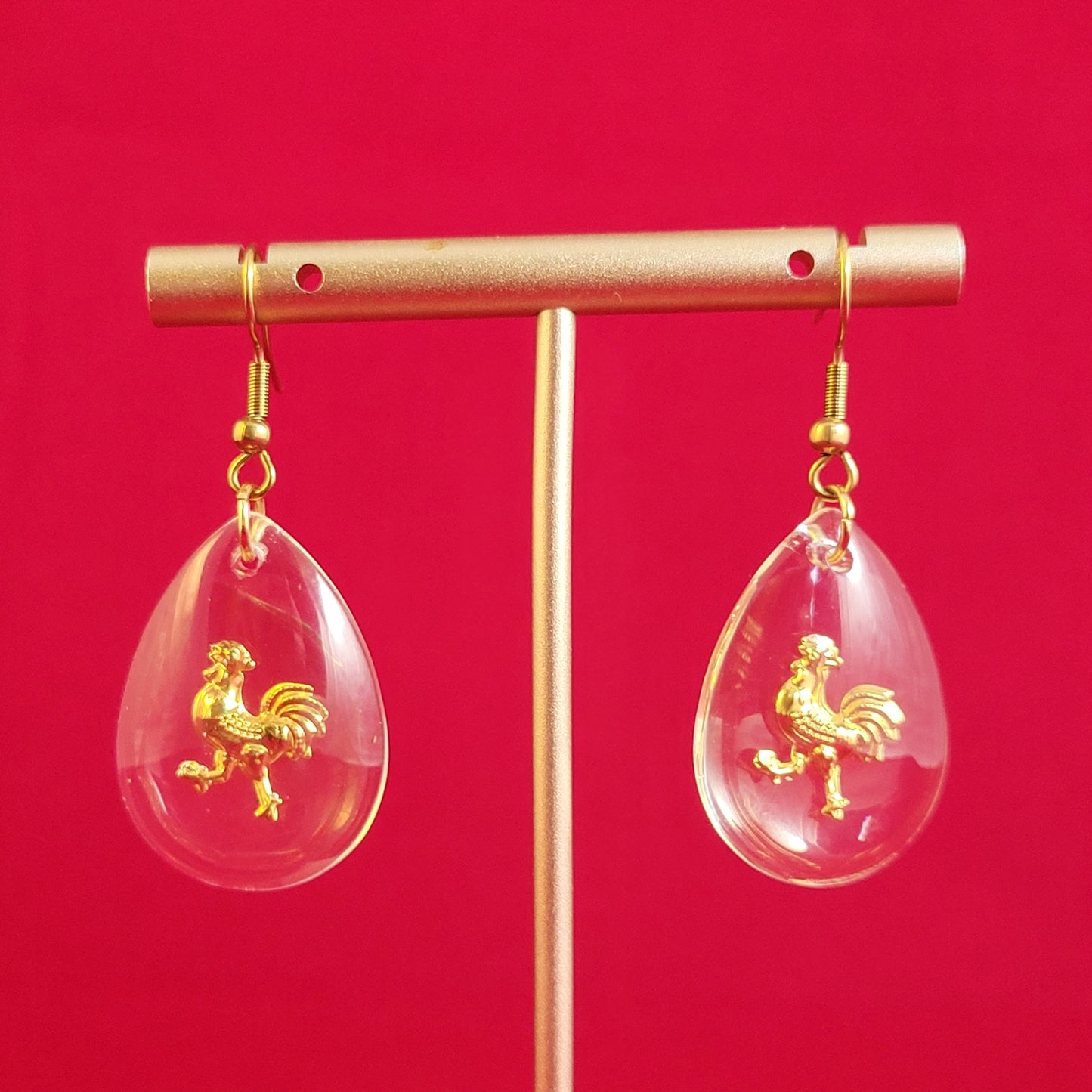 Glass Chinese Zodiac Earrings