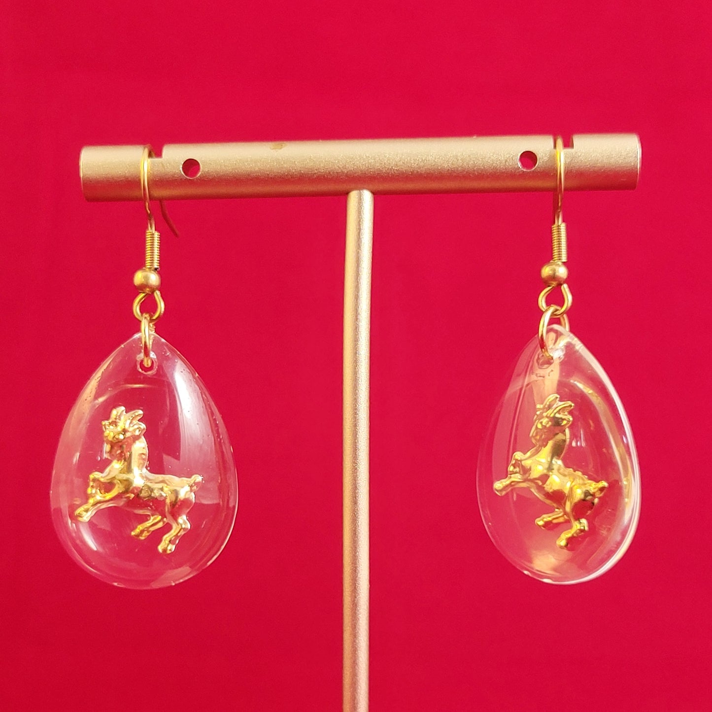 Glass Chinese Zodiac Earrings