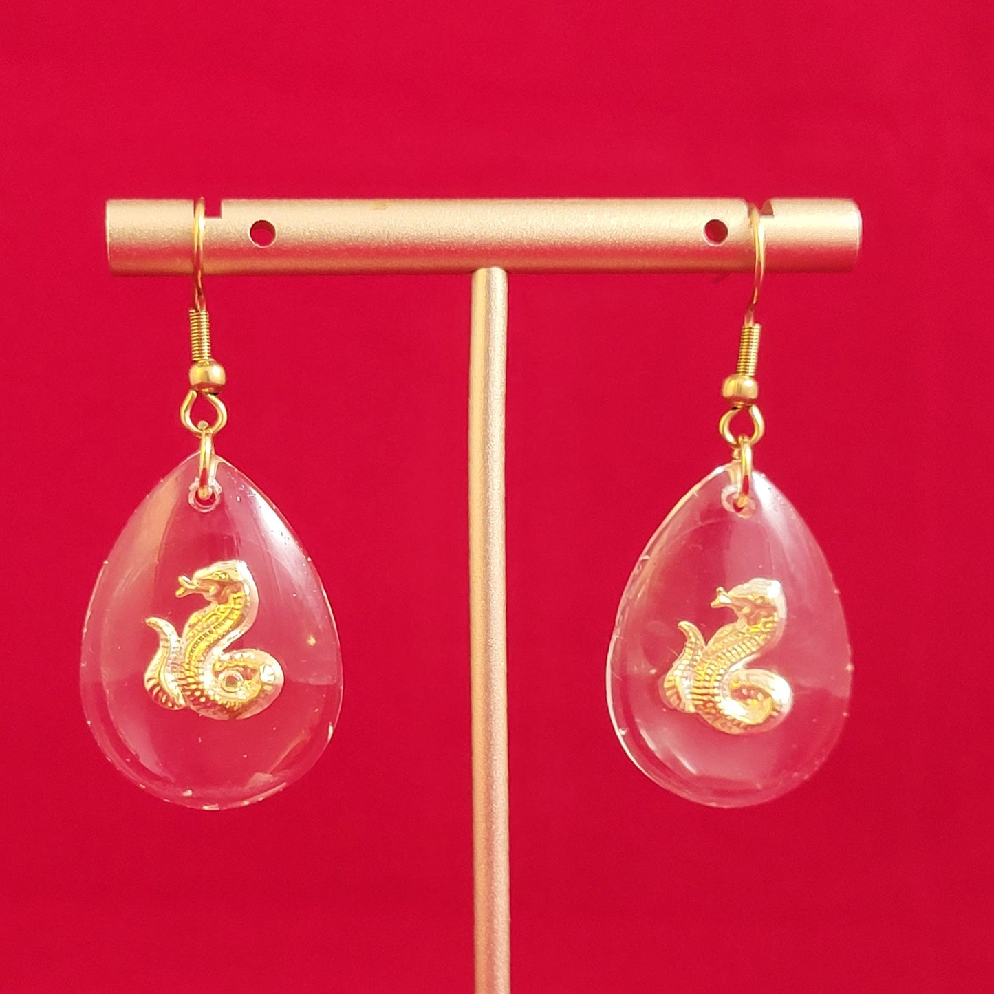 Glass Chinese Zodiac Earrings