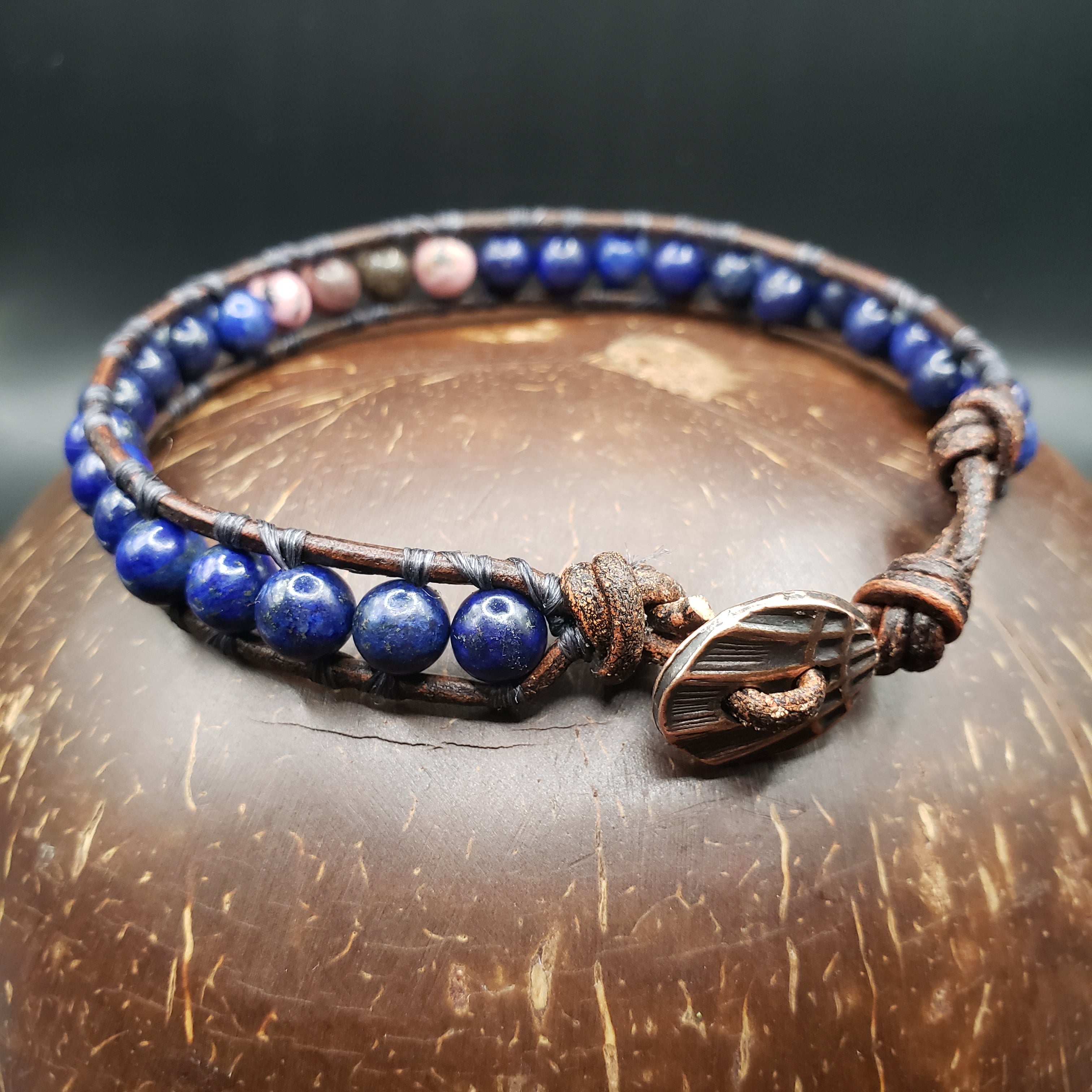 Men's Matte Lapis Lazuli Bracelet, Unisex Gemstone Jewelry, Third Eye  Chakra Bracelet, bracelets for women, lapis yoga, matte finish jewelry