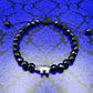 Faceted Onyx and Elephant Bracelet