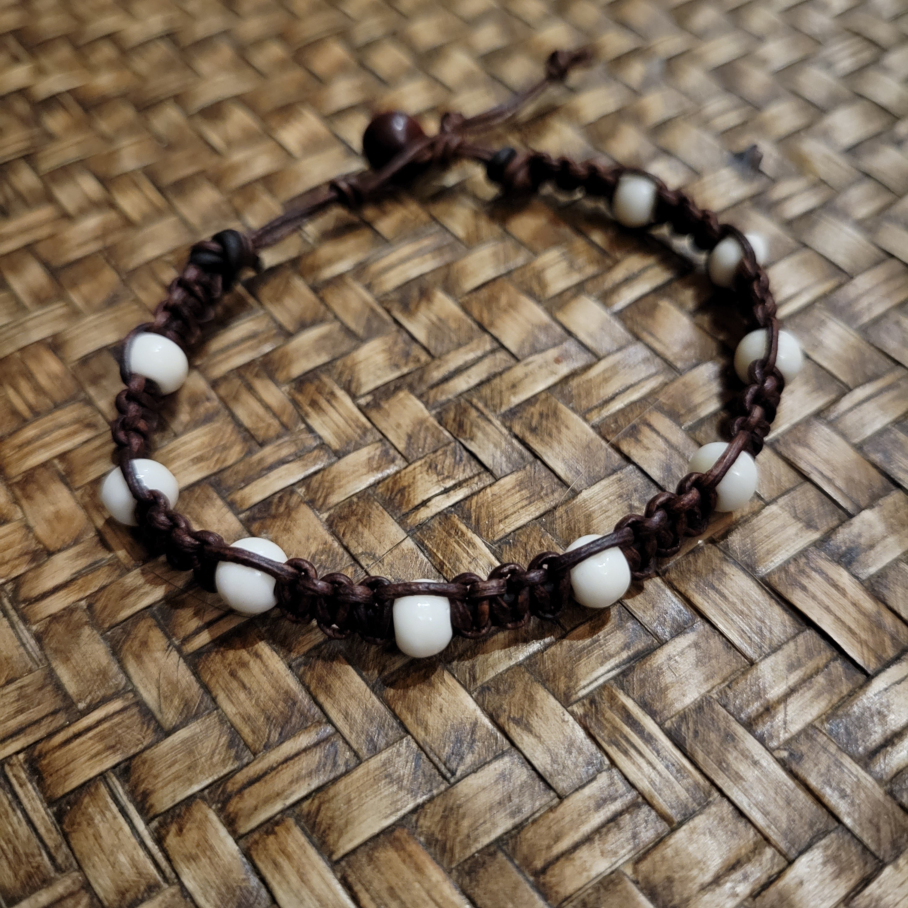 Bone deals bead bracelet