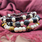 Bone Bead and Lava Rock Bracelet